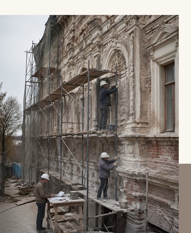 Реставрация объектов культурного наследия под ключ в Бугульме